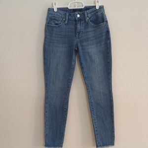 Lucky Brand Lolita Low Rise Skinny Ankle Raw Hem Denim Jean - Size 4/27